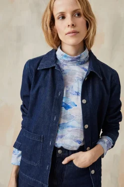 Veste Landscape Denim Brut<Soi Paris Cheap