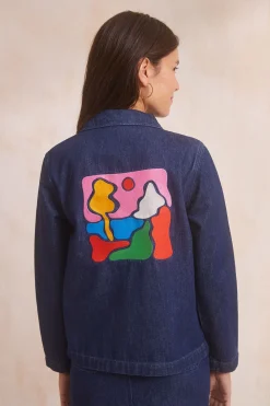Veste Landscape Denim Brut<Soi Paris Cheap