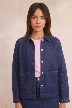 Veste Landscape Denim Brut<Soi Paris Cheap