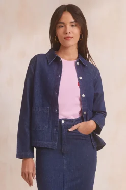 Veste Landscape Denim Brut<Soi Paris Cheap